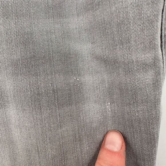 Chico's Women's Mid-Rise Stretch Skinny Jeans Light Gray Granite Wash Size 6 - Picture 6 of 15